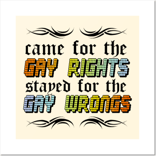 Gay Rights and Wrongs - The Peach Fuzz Posters and Art